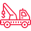 icons8 tow truck 64 red